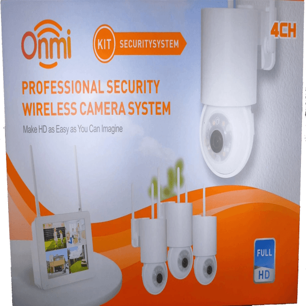 APRONX DSM600 4 KANAL NVR + 3MP 4 KAMERA FULL COLOR MİKROFONLU + 10" LCD WIFI SET - 4