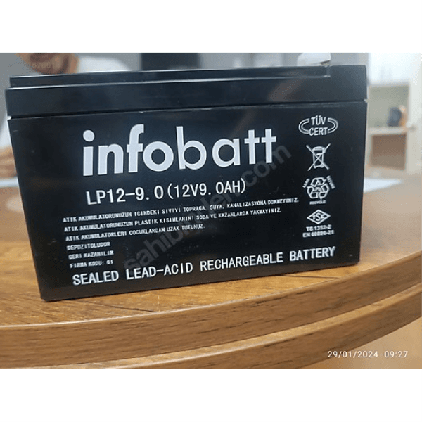 INFOBAT 12V 9A 850120009016 KURU AKÜ - 2