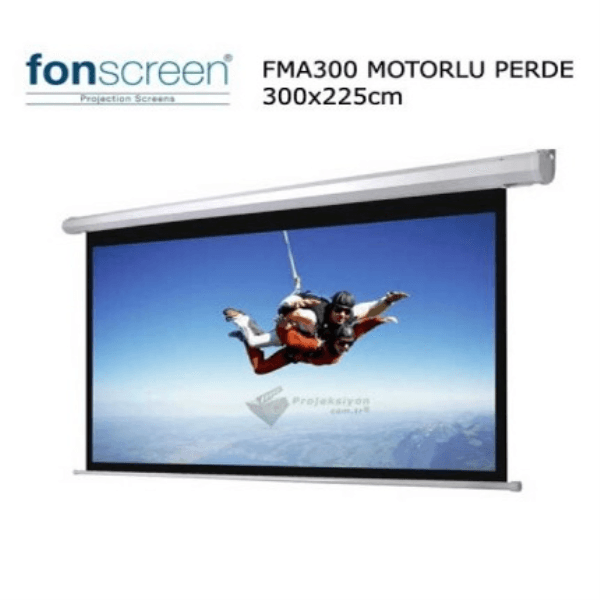 FONSCREEN 300X225 MOTORLU PROJEKSİYON PERDESI - 2