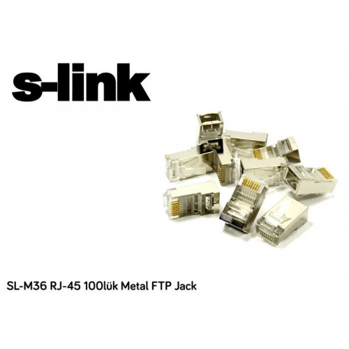 S-LINK SL-M36 RJ-45 100LUK METAL FTP JACK - 2