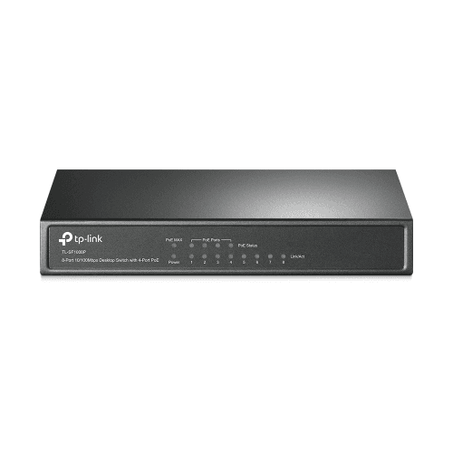 TP-LINK TL-SF1008P 8 PORT 10/100Mbps MASAÜSTÜ SWITCH + 4-PORT PoE 57W - 5