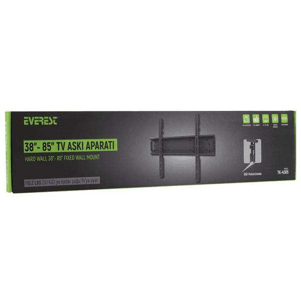 EVEREST TK-4085 40"-85" VESA 300X300-400X400-600X400 MAX 50KG (640MM) - 4