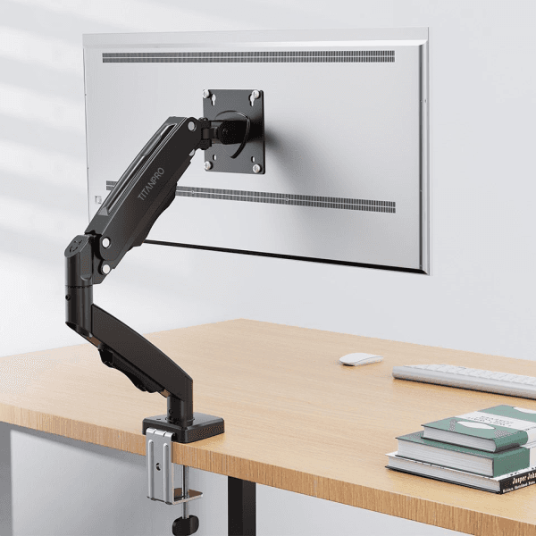 TITANPRO FL01 (FMK-8700) 17-32" AMORTİSÖRLÜ MONİTÖR STANDI (SİYAH) - 12