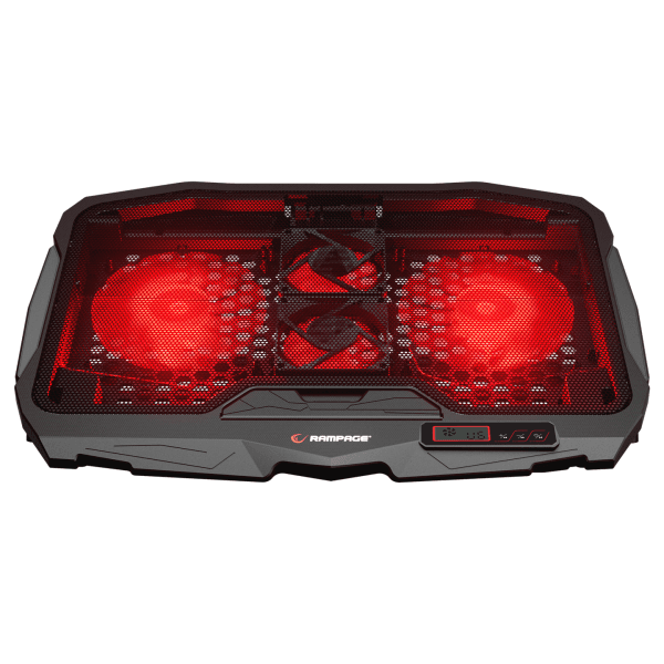 ADDISON RAMPAGE AD-RC4 COLDBREEZE KIRMIZI LEDLI 2*125MM+2*70MM IŞIKLI FAN 15-17 NOTEBOOK SOĞUTUCU STAND - 9