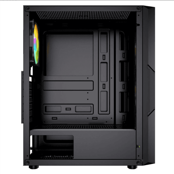 GAMEBOOSTER GB-PW908B  USB 3.0, ATX MESH, FIXED RGB FAN, SİYAH KASA  (PSU YOK) - 10