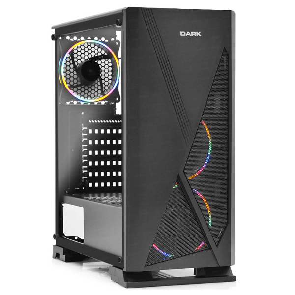 DARK RAIDER DKCHRAIDER400 400W 1XUSB3.0 3X12CM FRGB FANLI ÖN MESH ATX KASA - 9