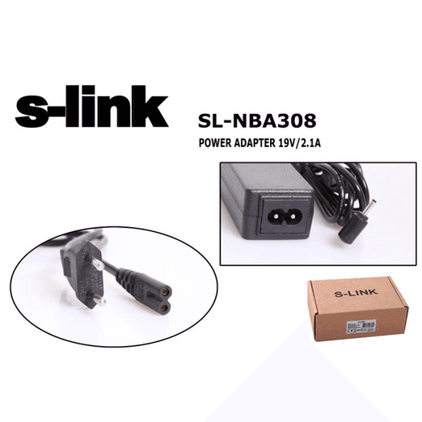 S-LINK SL-NBA308 40W 19V 2.1A 2.5*0.7 ASUS NOTEBOOK STANDART ADAPTÖR - 2