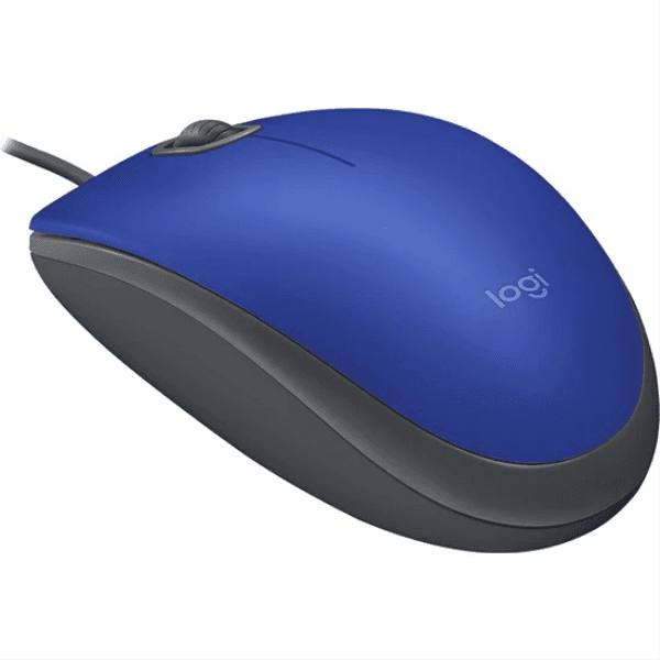 LOGITECH M110 SESSİZ KABLOLU MOUSE MAVİ 910-006758 - 5