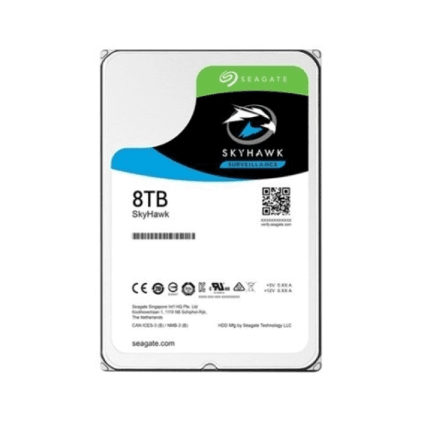 SEAGATE SKYHAWK ST8000VX010  8TB 5400RPM 256MB SATA3 180TB/Y RV 7/24   GÜVENLİK DİSK - 2