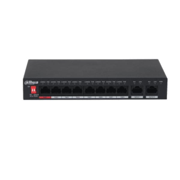 DAHUA PFS3010-8ET-96 8FE POE PORT (96W) 2GE UPLINK SWITCH - 3