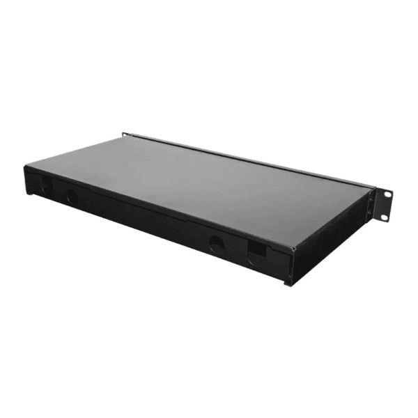 ALFAFONET 102005-BL.06 ECOSLIDE 1U 24 PORT FİBER OPTIC PATCH PANEL 24 SC-DX/24 LC-QD NTEGRATED FRONT PLATE SİYAH (BOŞ) - 7
