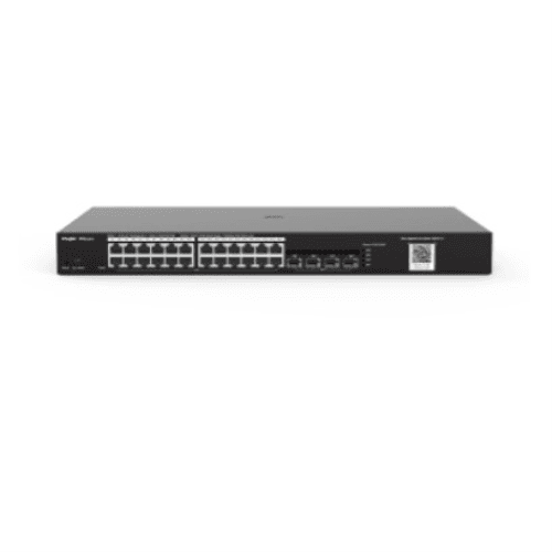 RUIJIE REYEE RG-NBS3100-24GT4SFP-P 24 PORT 10/100/1000 24 PORT POE 4 X SFP 370 WATT YONETILEBILIR RACK MOUNT SWITCH - 2