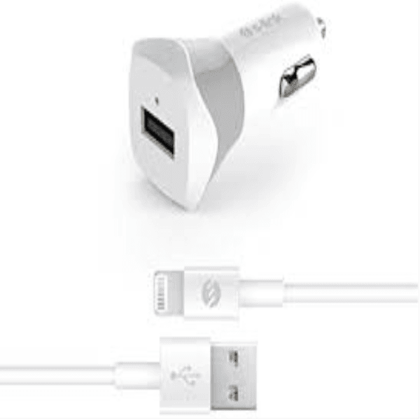 S-LINK SWAPP IP-SW18 APPLE LISANSLI 5V 1A LIGHTNING BEYAZ/GRİ ARAÇ ŞARJ CİHAZI (ÇAKMAKLIK BAĞLANTILI) - 2