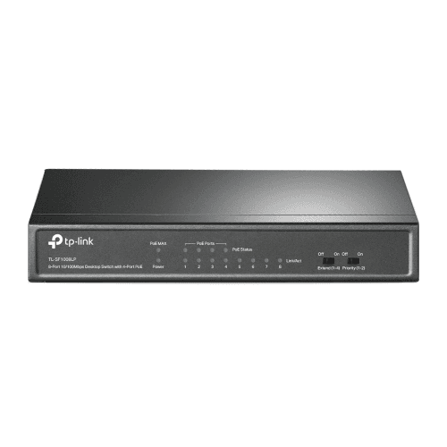 TP-LINK TL-SF1008LP 8 PORT 10/100Mbps MASAÜSTÜ SWITCH 4-PORT PoE 40W - 3