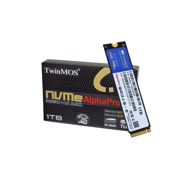 TWINMOS NVME1TB2280AP 1TB M.2 PCIE GEN3 NVME SSD (3600-3250MB/S) TLC 3DNAND - 4