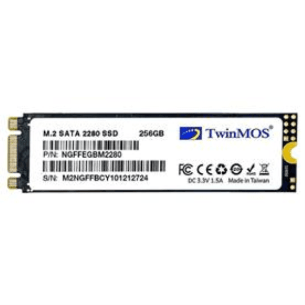 TWINMOS 256 GB NGFFEGBM2280 M.2 SATA 3.0 SSD - 2