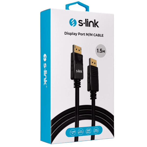 S-LINK SLX-460 1.5M DISPLAY PORT M/M KABLO - 5