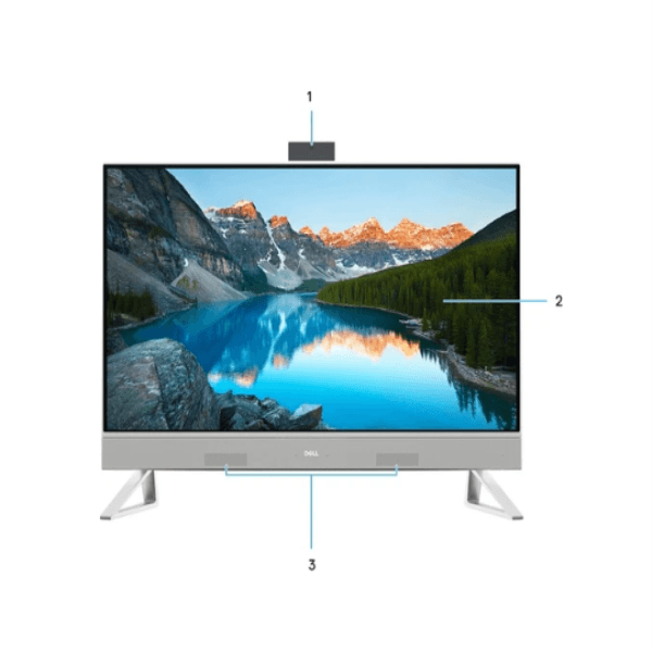 DELL AIO 24 EC242501020UBU i5-1334U 16GB DDR5 512GB SSD 23.8 FHD UBUNTU - 3