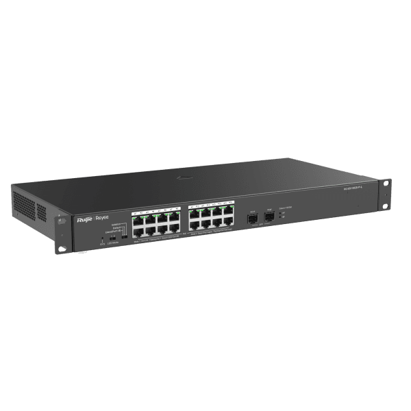 REYEE RG-ES118GS-P-L 18 PORTLU, 10/100/1000 GIGABIT, TAK ÇALIŞTIR SWITCH, 2 X SFP, 16 PORT POE+ (247W) - 13