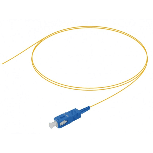 ALFAFONET PGT-SCA2TBLZYE-01 1 METRE PIGTAIL SC/UPC G657A2 TIGHT BUFFER LSZH SARI (FİBER ŞEFFAF VE KABLO DIŞI KILIFI RENKLİ) - 3