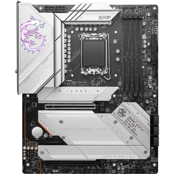 MSI MB MPG Z790 EDGE WIFI DDR4 SOKET 1700 DDR4 5333MHZ(OC) 5XM.2 USB3.2 HDMI DP 1X2.5G LAN WI-FI 6E ATX - 4