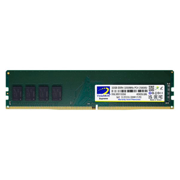 TWINMOS MDD432GB3200DWO 32GB DDR4 3200MHZ DESKTOP RAM - 2