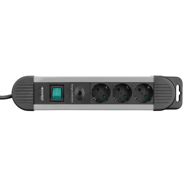 S-LINK SPGKS03 1.5M 3G1.5MM2 900 JOULE 3LÜ AKIM KORUMALI GRİ PRİZ ÇOKLAYICI - 8