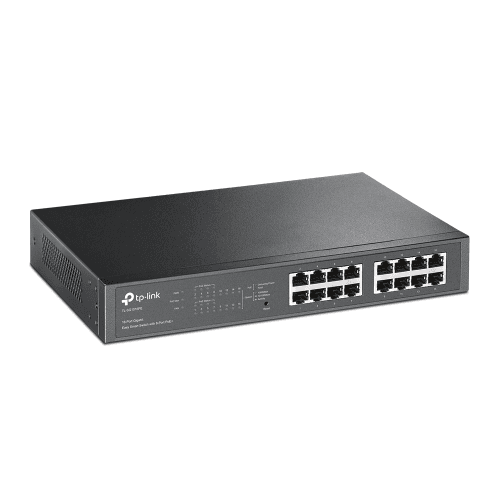 TP-LINK TL-SG1016PE 16-PORT GIGABIT EASY SMART SWITCH WITH 8-PORT POE+ (8-PORT 10/100/1000 DESKTOP/RACKMOUNT + 8 PORT PoE) - 6