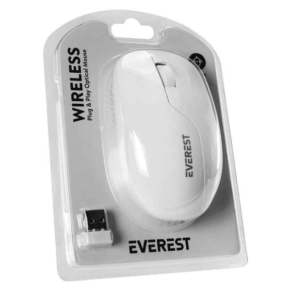 EVEREST SMW-973 USB BEYAZ 2.4GHZ KABLOSUZ MOUSE - 8