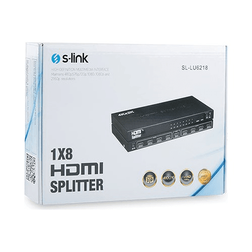 S-LINK SL-LU6218 8 PORT 4k 2k HDMI SPLITTER - 7