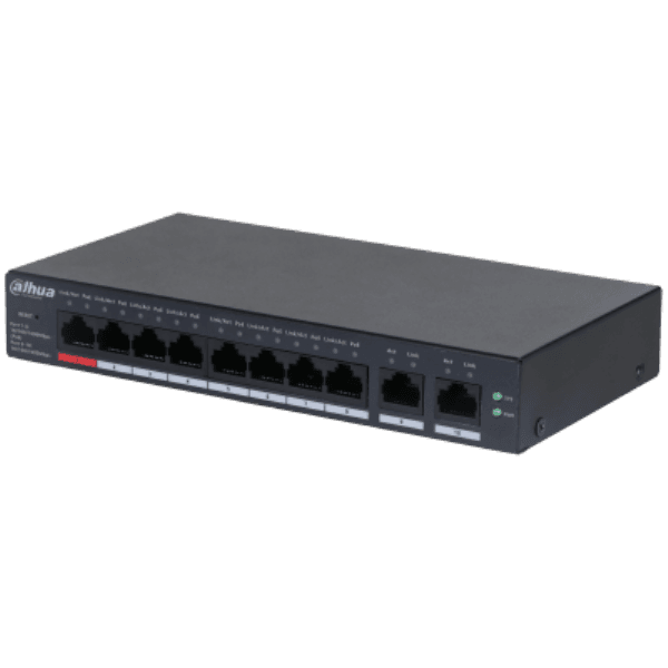 DAHUA CS4010-8GT-110 8GE POE PORT (110W) 2GE UPLINK CLOUD MANAGED DESKTOP SWITCH - 4