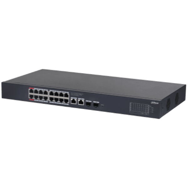 DAHUA CS4220-16GT-135 16PORT GIGABIT POE 135W 2 PORT GIGABIT UPLINK 2 PORT SFP GIGABIT COMBO CLOUD YÖNETILEBİLİR SWITCH - 5