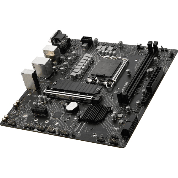 MSI PRO B660M-B DDR4 SOKET 1700 DDR4 4600(OC) PCI-E Gen 4 .M.2 USB3.2  1x 2.5G LAN mATX* - 5