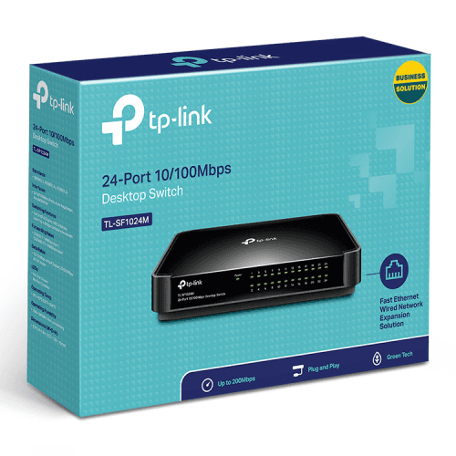TP-LINK TL-SF1024M 24 PORT 10/100 DESKTOP SWITCH - 6