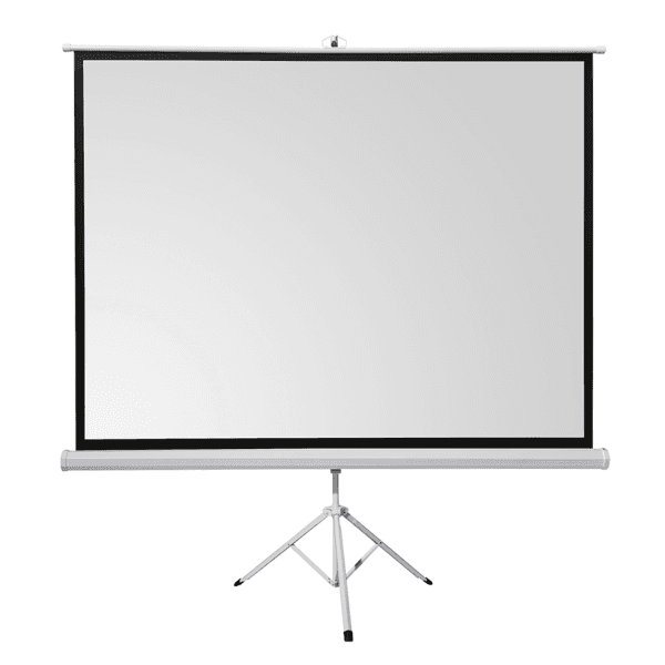 EVEREST TPP-180 180*180CM ARKASI SİYAH FONLU TRİPODLU PROJEKSİYON PERDESİ - 3