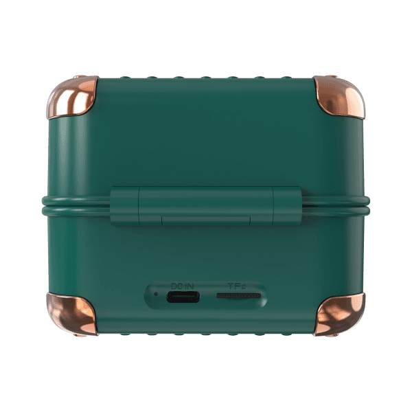 MIKADO MD-62BT 5W 1200MAH YEŞİL TF KART + BLUETOOTH DESTEKLİ KLASİK RETRO MÜZİK KUTUSU - 12