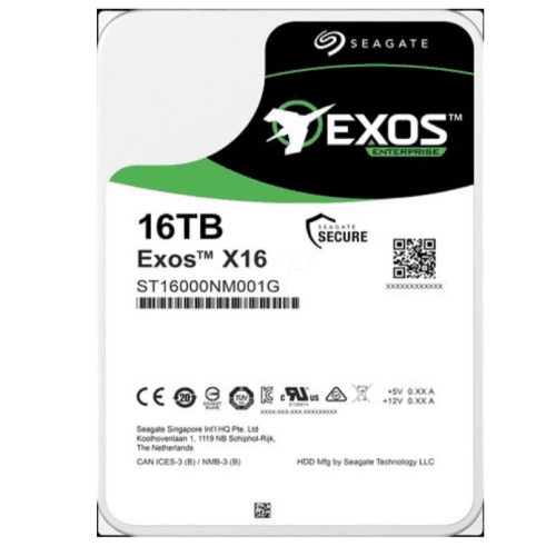 SEAGATE EXOS X16 ST16000NM001G 16TB EXOS X16 SATA 3.0 7200RPM 256MB 3.5" DAHİLİ HDD - 2
