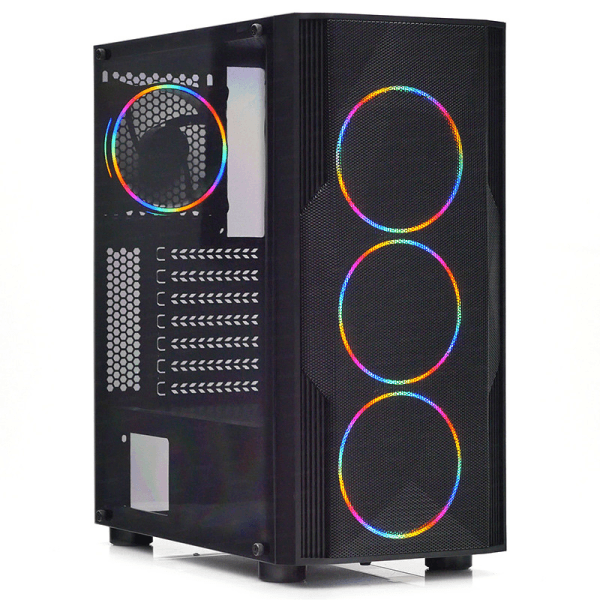 DARK DIAMOND PRO DKCHDIAMONDPROMS750BR MESH 750W 80+ BRONZE 4X12CM FAN, 1X USB3.0, 2X USB2.0 FULL AKRILIK OYUNCU KASASI (YENI) - 5
