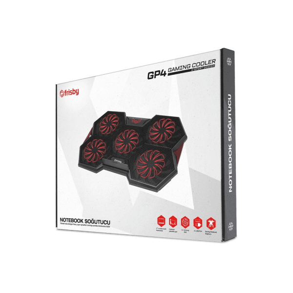 FRISBY FNC-5252B GP4 NOTEBOOK SOĞUTUCU & STAND (5XFAN) - 6
