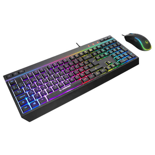 RAMPAGE KM-R57 SERAPHIC SİYAH RGB AYDINLATMALI Q OYUNCU MULTMEDIA KLAVYE VE 12800 DPI MOUSE GAMING SET - 13