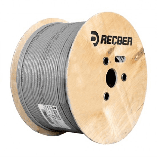 REÇBER 506075 500MT GRİ SL400 U23 LSZH CATEGORY 6 U/UTP CAT6  4X2X23AWG HALOJEN FREE - 2