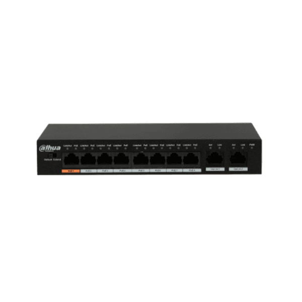 DAHUA PFS3010-8GT-96-V2 8GE POE PORT 8XPOE 96W 2GE UPLINK PORT SWITCH - 2