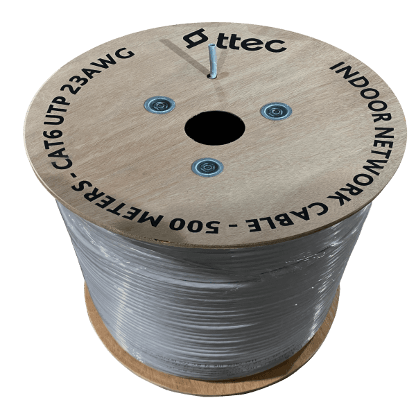 TTEC KBL-CAT6-23CCA/IN500G 500M GRİ İÇ MEKAN CAT6 PVC KABLO - (TSS) - 2