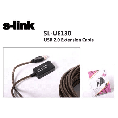 S-LINK SL-UE130 USB2.0 10m UZATMA KABLOSU - 2