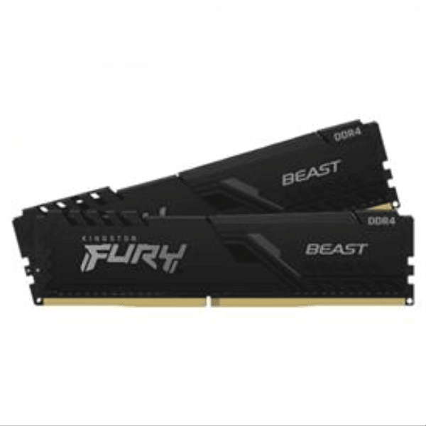 KINGSTON FURY BEAST CL16 32 GB (2X16GB) DDR4 3200MHZ SIYAH (KF432C16BBK2/32 ) - 2