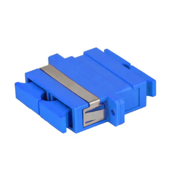 ALFAFONET ADP-DXPCSCPL-FG ADAPTÖR SC/UPC DX SINGLEMODE FLANŞLI VE METAL KLİPSLİ RENK MAVİ TOZ KAPAĞI MAVİ - 4