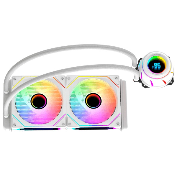 GAMEBOOSTER GB-LCS-BL240W (BEYAZ) BLADE 240W ARGB FANLI LGA1700/AM5 UYUMLU 240MM CPU SIVI SOĞUTMA SİSTEMİ - 8