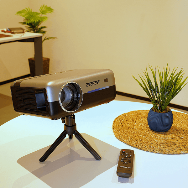 EVEREST PJ03 UPPER PRO GRİ/SİYAH TRIPODLU 1920*1080P 8000 LÜMEN ANDROID 9.0 EKRAN YANSITMALI FULL HD PROJEKSİYON CİHAZI - 10
