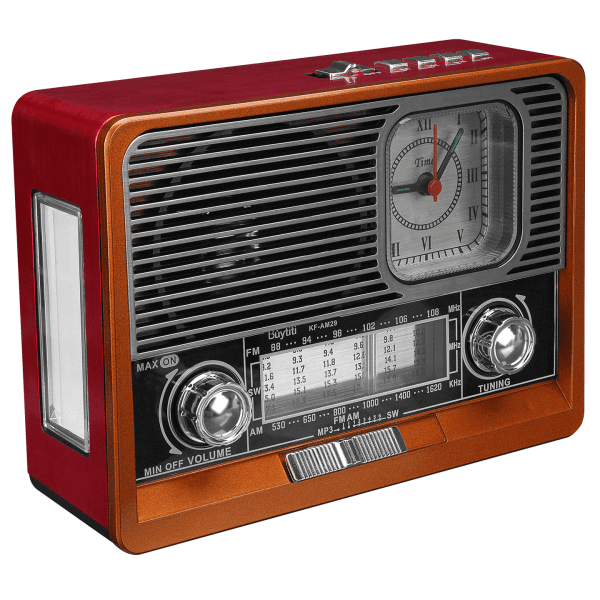 MIKADO MDR-105BT AHŞAP USB- TF DESTEKLI BLUETOOTH FM/AM/SW 8 BAND KLASIK RADYO - 6