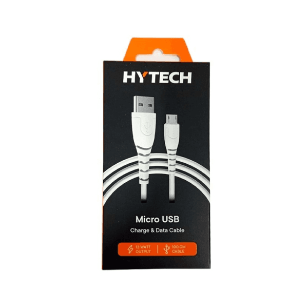 HYTECH HY-XTK10 2.4A MICRO USB 1M BEYAZ HIZLI ŞARJ KABLOSU - 2